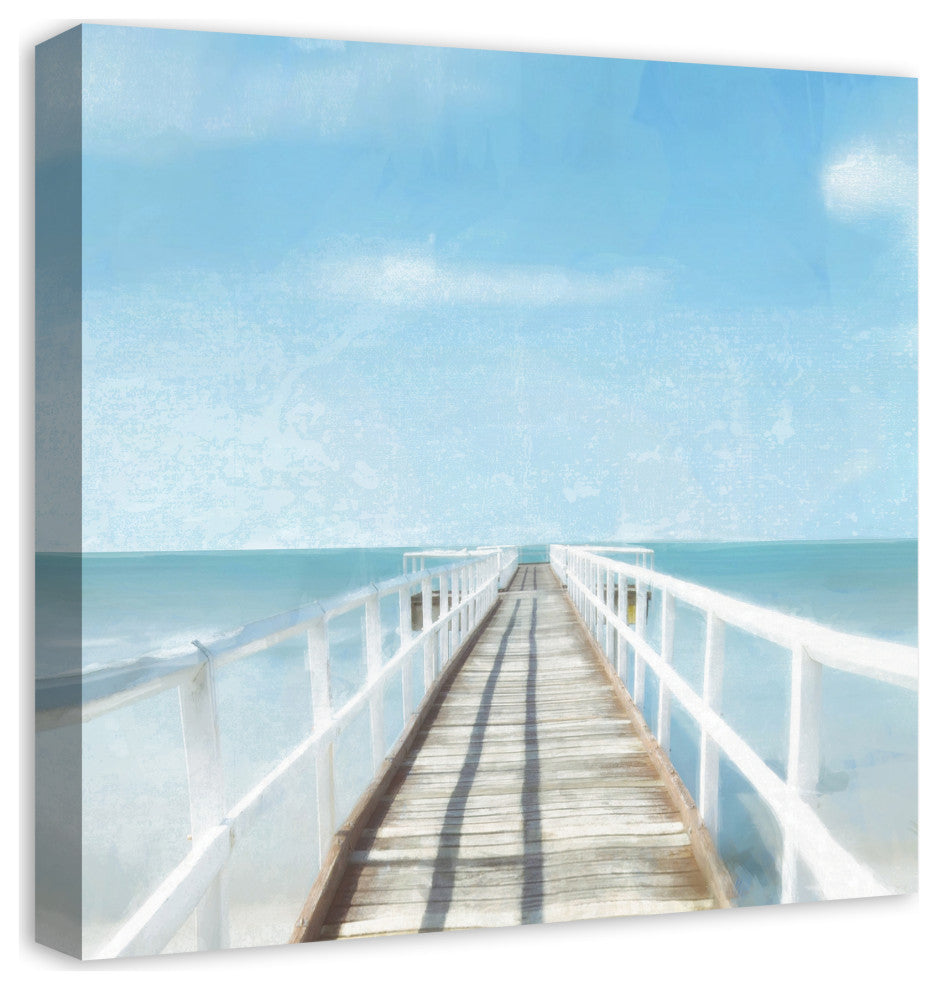 Vitamin Sea Dock 20x20 Canvas Wall Art