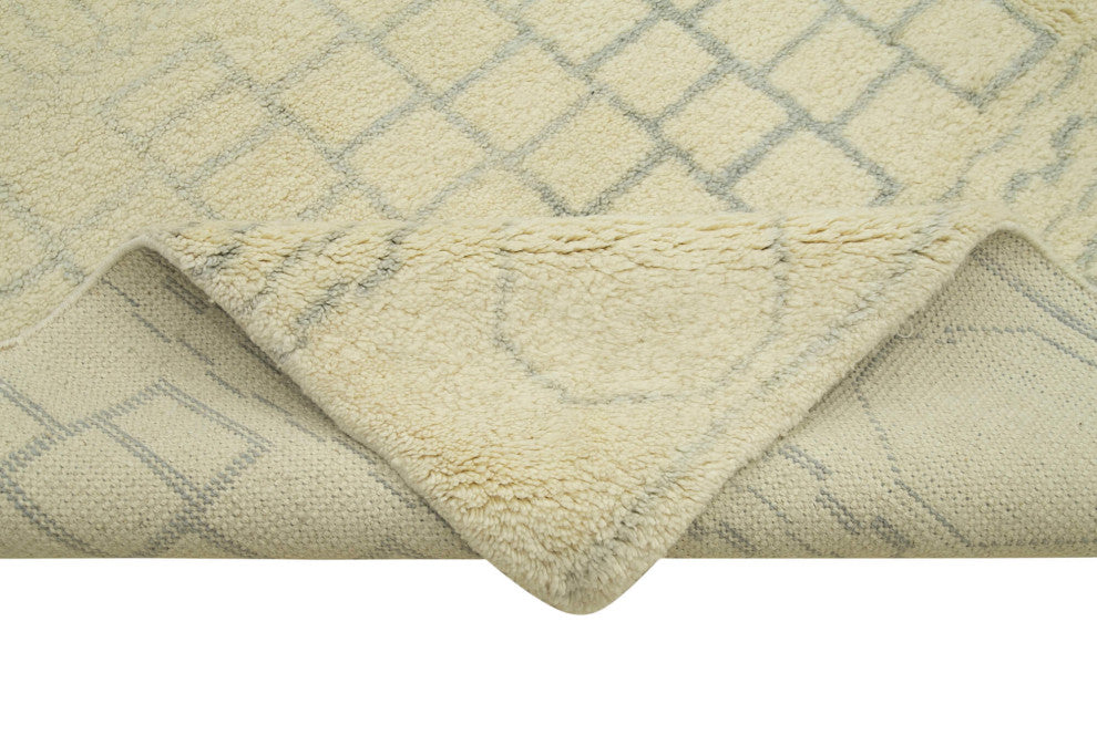 Rug N Carpet - Handmade Decorative 9' 0'' x 12' 0'' Moroccan Area Rug