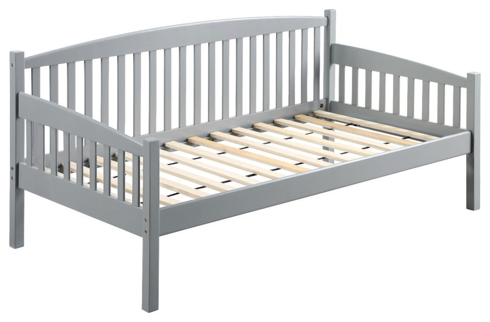 Julianna Vertical Slats Daybed, Gray