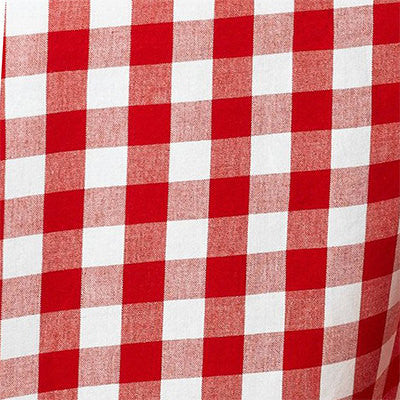 DII Red/White Checkers Tablecloth 60"x84"