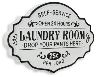 Dafina Rustic Laundry Sign