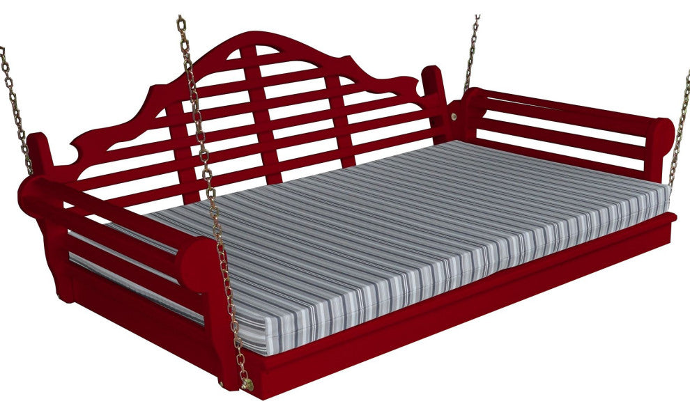 Pine Marlboro Swingbed, Tractor Red, 5 Foot