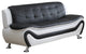 Emory Sofa, White and Black
