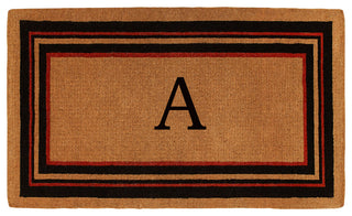 Esquire Monogram Doormat, Extra-Thick 18"x30", Letter A