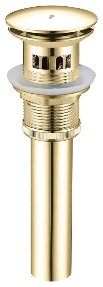 Fine Fixtures Modern Single Hole Bathroom Sink Faucet with Pop-up Drain