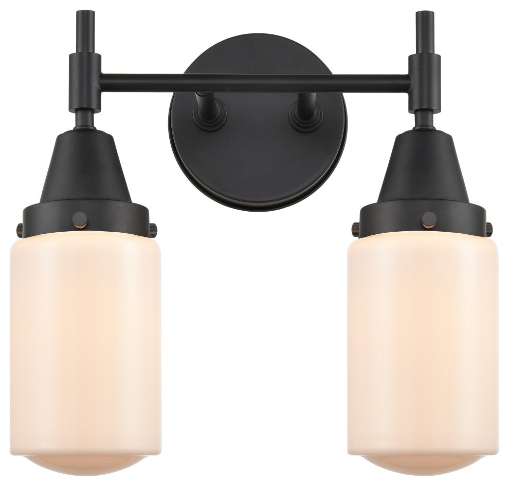 INNOVATIONS LIGHTING 447-2W-BK-G311-LED Caden 2 Light 17 inch Bath Vanity Light