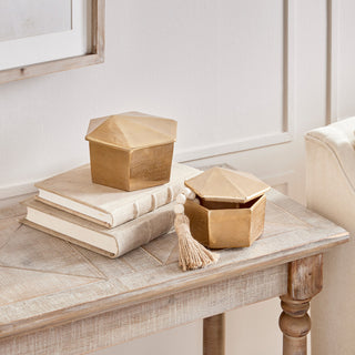 Luca Lidded Boxes, Set of 2
