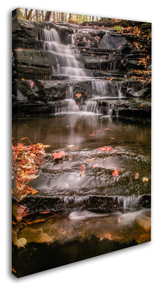 Jason Shaffer ''Hidden Falls 2'' Canvas Art, 30x47