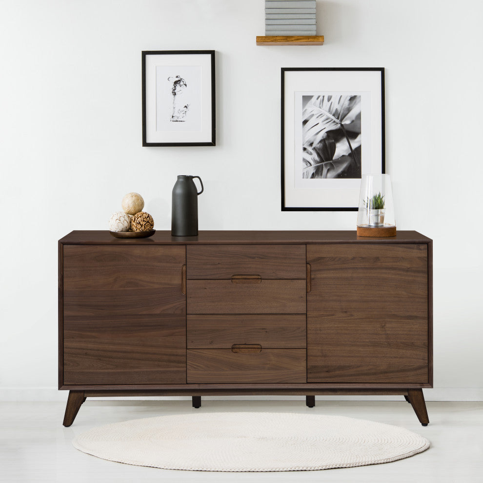 Walnut 3-Section Sideboard 63x32