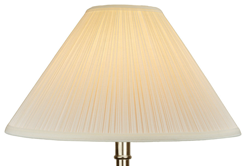 Fenchel Shades 5"x17"x11" Spider Attachment Empire Lamp Shade, Pleated Mushroom