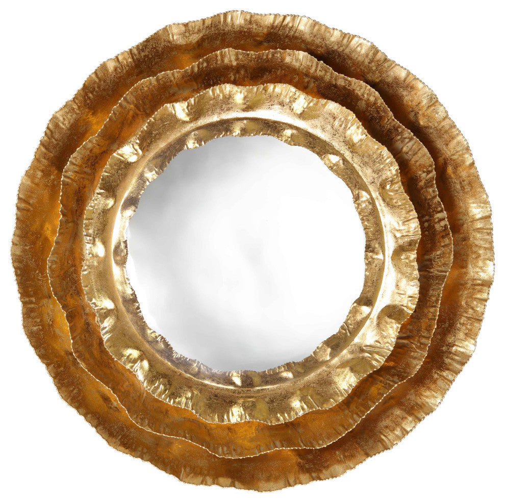 Petal Gold Mirror