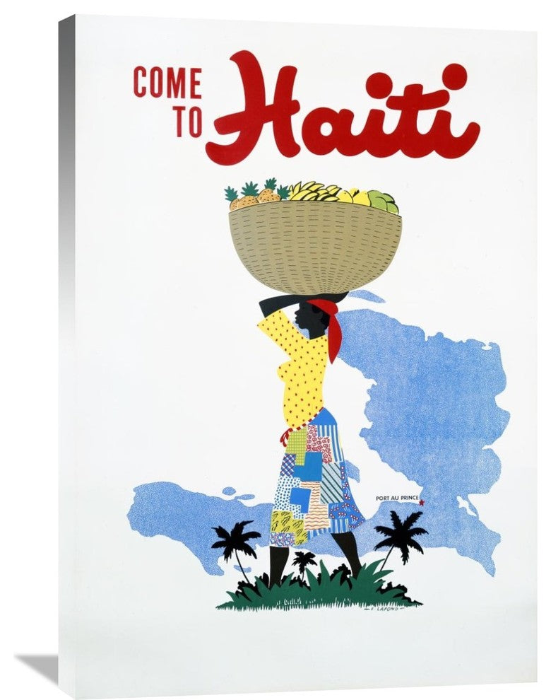 Come To Haiti, 25"X36"