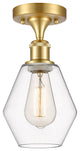 Innovations 516-1C-SG-G652-6-LED 1-Light Semi-Flush Mount, Satin Gold