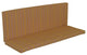 Full Bench Cushion, Orange Stripe, 5 Foot