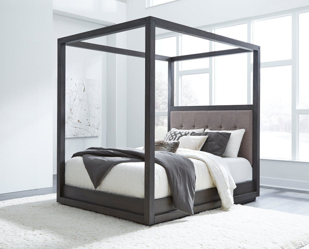 Modus Oxford Cal King Canopy Bed, Dolphin