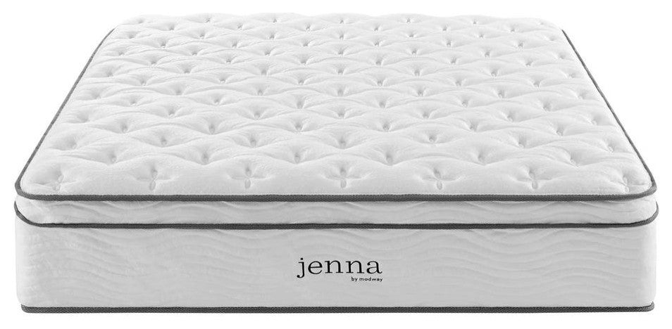 Jenna 14 California King Innerspring Mattress -  MOD-6086-WHI