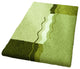 Palm Green Non Slip Luxury Cotton Bathroom Rug, Vanessa, Extra Large