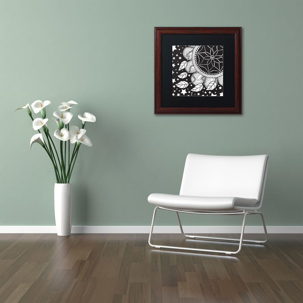 Hello Angel ''Dream Catcher'' Art, Wood Frame, Black Mat, 11x11