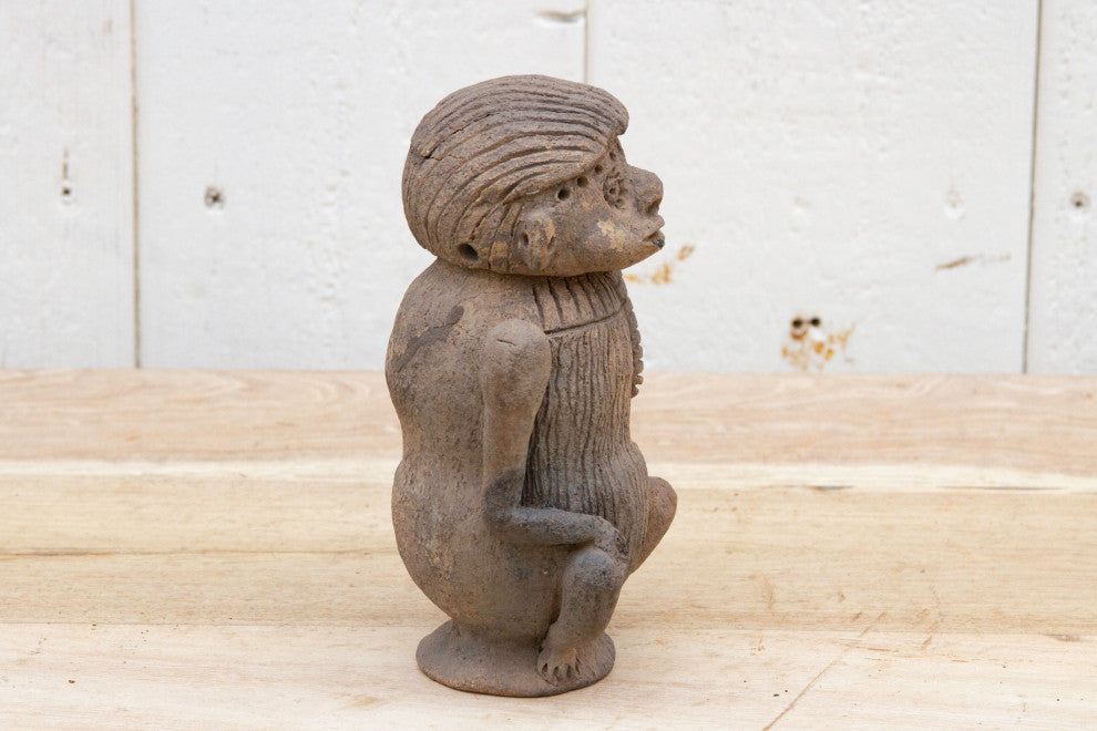 Pre-Columbian Style Clay Figure