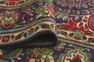 Fine Vintage Distressed Raedpath Navy/Beige Rug, 6'9 x 9'6