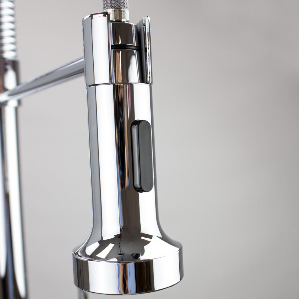 Transolid Cuisine Pro Pull-Out Kitchen Faucet, Polished Chrome