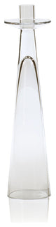 Alina Glass Taper Candle Holder, Small