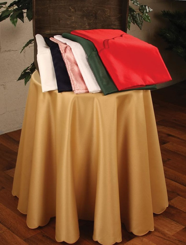 Samantha Collection, White, 72" Round