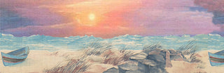 Seashore Peel and Stick Wallpaper Border 15'x7"