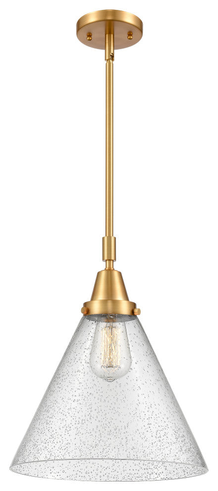 Innovations Lighting 447-1S-SG-G44-L Cone 1 Light 12" Mini Pendant
