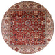 Ahgly Company Indoor Round Mid-Century Modern Area Rugs, 8' Round