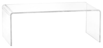 Acrylic Large Waterfall Coffee Table