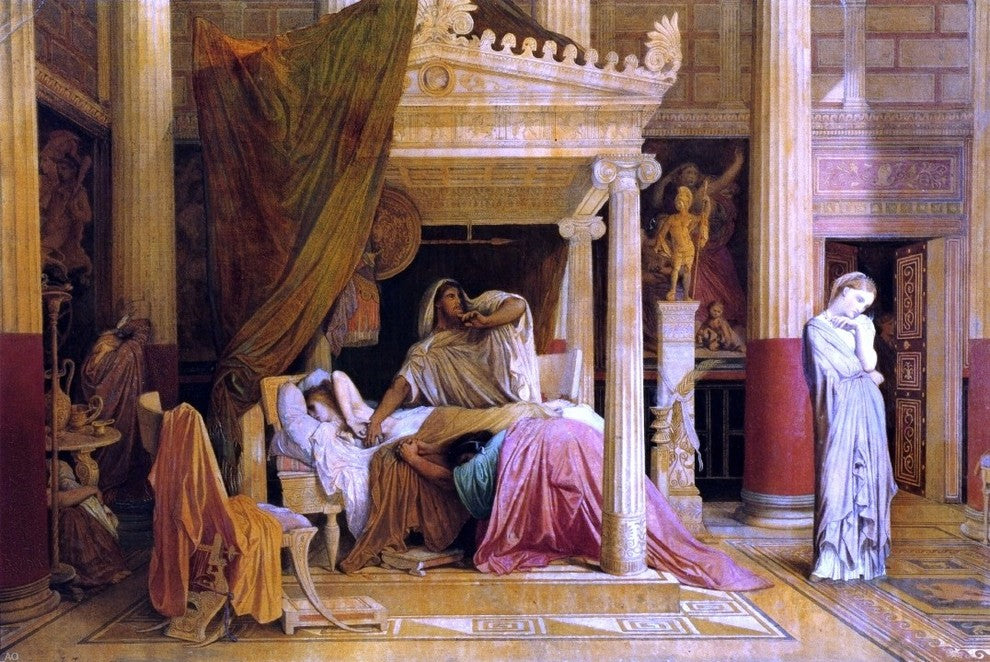 Jean-Auguste-Dominique Ingres Antiochus and Stratonice Wall Decal