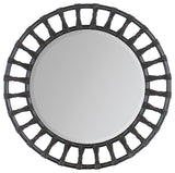 Retreat Pole Rattan Accent Mirror