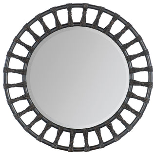 Retreat Pole Rattan Accent Mirror