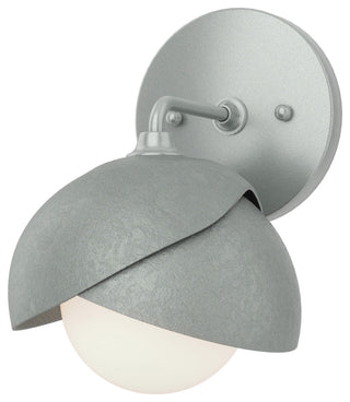 Brooklyn 1-Light  Bath Sconce, Vintage Platinum, Vintage Platinum, Opal Glass