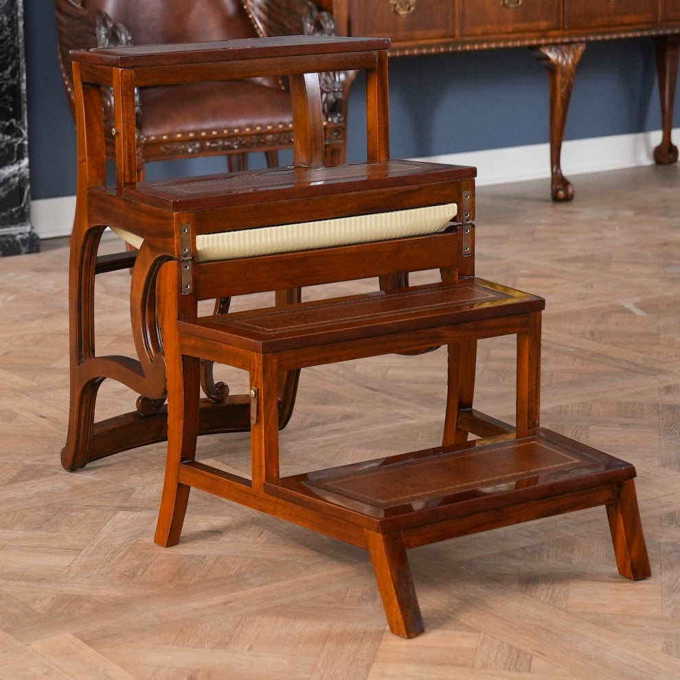Mahogany Library Chair