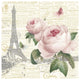"Roses in Paris III" Digital Paper Print by Katie Pertiet, 38"x38"