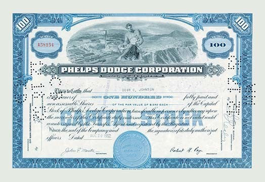 Phelps Dodge Corporation- Canvas Poster 20" x 30"