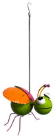 Metal Bouncing Bug Statue Hanging Outdoor Garden Ornament