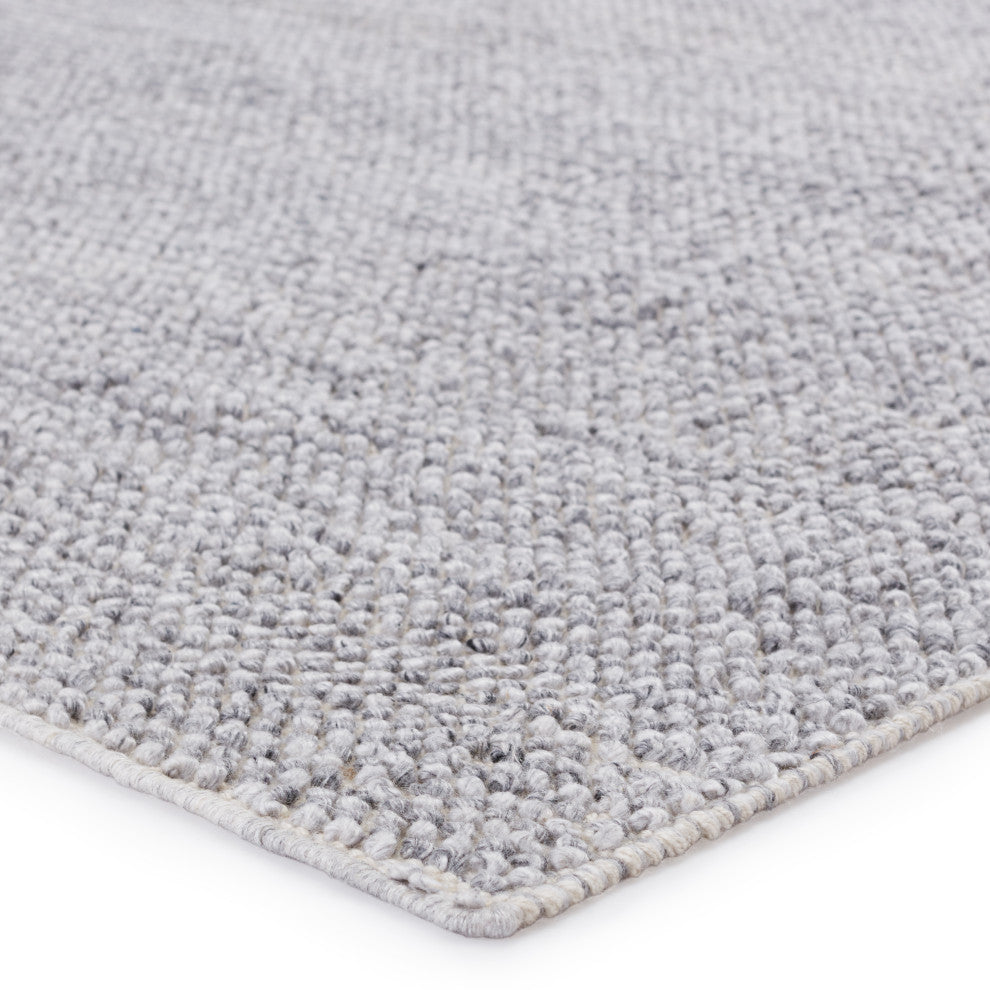 Jaipur Living Crispin Indoor/ Outdoor Solid Area Rug, Gray/Ivory, 7'10"x10'10"