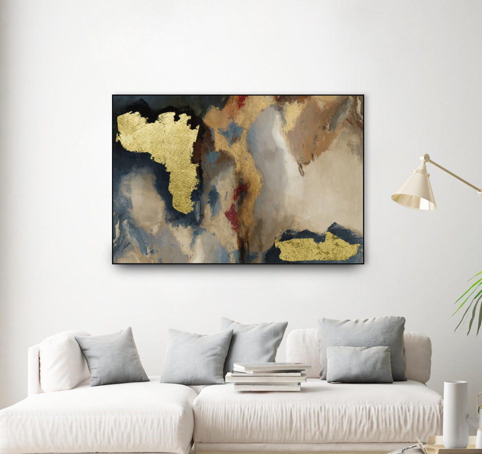 "Overture" Framed Canvas by Giant Art 36"x24"