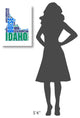 "Idaho Word Cloud Map" Fine Art Print
