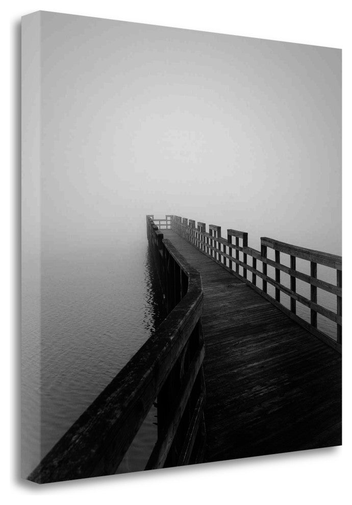 "Concord Pier" By Nicholas Bell, Giclee Print on Gallery Wrap Canvas