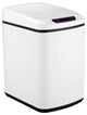 9-Liter / 2.3-Gallon Trash Can With Sensor Lid, White