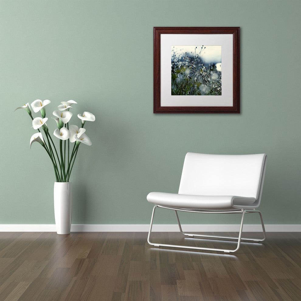'In Silence' Matted Framed Canvas Art by Beata Czyzowska Young