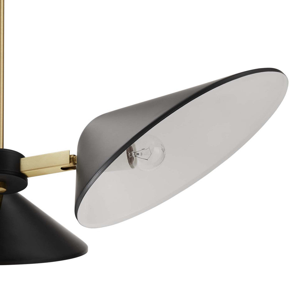 Journey 3-Light 3" Arm Pendant Black -5299