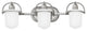 Hinkley Clancy Bath 3-Light Vanity, Brushed Nickel