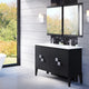 48" Double Sink Vanity, Wood Walnut