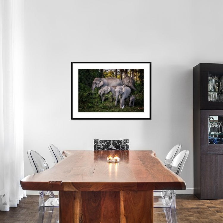 "Tasty Leaves" Framed Digital Print by Pavol Stranak, 44x32"