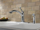 Delta Linden Single Handle Kitchen Faucet With Spray, Chrome, 4453-DST